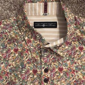 Lennon and McCartney beatles  button down